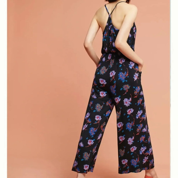 Anthropologie Moulinette Soeurs Floral Willa Tie Waist Jumpsuit - Picture 10 of 13